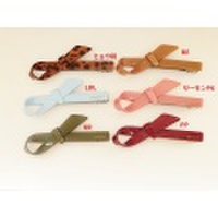 GRAIN　DE　BEAUTE]【Aznavour】ヘアアクセサリー　片リボンヘアクリップ(Ｍ)