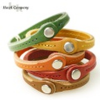 Hawk Company｜レザーステッチブレスレット(d349)＃6081/メール便可/ホークカンパニー