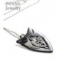 INDIAN JEWELRY ホピ族のアーティストBerra Tawahongva『HOPI PENDANT TOP KOKOPELLI』【アメカジ・ネイティブ】bt-002