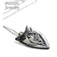 INDIAN JEWELRY ホピ族のアーティストBerra Tawahongva『HOPI PENDANT TOP KOKOPELLI』【アメカジ・ネイティブ】bt-002