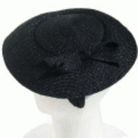 Jennifer Ouellette◆タルティッドディッシュサイドリボンヘッドドレス◆ブラック