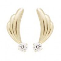 K10 天使の羽　K10ゴールドピアス 46-5679