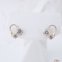 K10PG 10金ピンクゴールド キュービックのキュートなピアス 彼女 誕生日 ジュエリー アクセサリー ∞ y110140