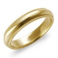 K18YG　ミルグレイン・マリッジリング（結婚指輪・幅広タイプ）3.5mm (N035H165N3*01-K18YG)