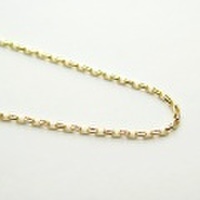 K18イエローゴールド　アズキ「小豆」ブレスレット　18cm　1.5mm