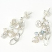 N0123 ： 『 mutiara 』 ピアス