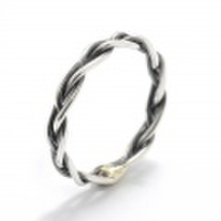 SENSE6月号掲載 SYMPATHY OF SOUL（シンパシーオブソウル）　Woven Ring - Silver（ウーヴンリング - シルバー）