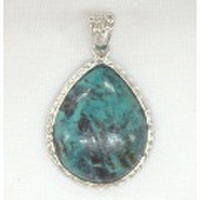 SSグリーンカラートルコ石ペンダントヘッド