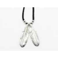 SYMPATHY OF SOUL（シンパシーオブソウル）　2Arrow Feather Necklace / Leather（2アローフェザーネックレス / レザー）