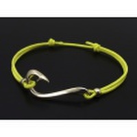 SYMPATHY OF SOUL（シンパシーオブソウル）　Fish Hook Cord Bracelet & Anklet - K10Yellow Gold（フィッシュフックコードブレスレット&アンクレット - K10イエローゴールド）