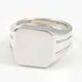 SYMPATHY OF SOUL（シンパシーオブソウル）　Large Signet Ring - Silver（ラージシグネットリング - シルバー）