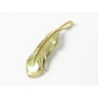SYMPATHY OF SOUL（シンパシーオブソウル）　Old Feather Pendant Small - K18 Yellow Gold（オールドフェザーペンダント スモール - K18イエローゴールド）
