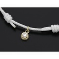 SYMPATHY OF SOUL（シンパシーオブソウル）　Peace Charm - K10Yellow Gold w/Diamond for Cord Bracelet（コードブレスレット専用ピースチャーム - K10イエローゴールド w/ダイヤモンド）