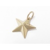 SYMPATHY OF SOUL（シンパシーオブソウル）　Rustic Star Pendant - Small - K10 Yellow Gold（ラスティックスターペンダント - スモール - K10イエローゴールド）