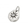 SYMPATHY OF SOUL（シンパシーオブソウル）　Sun Plate Pendant - Silver w/CZ（サンプレートペンダント - シルバー w/CZ）