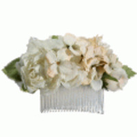 TOUCAN HATS◆フローラルブーケヘッドドレス・コーム◆アイボリー&ベージュmix