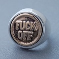 TRAVIS WALKER(トラヴィスワーカー)　シグネットリング “FUCK OFF“/ブラス　SIGNET RING　RGS092-FUCKOFF-BRASS