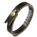 VASSER(バッサー)Hat Boy Leather Bracelet Black(ハットボーイレザーブレスレットブラック)