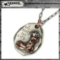 VASSER(バッサー)Mr. Bootsman Pendant SilverxCopper(ミスターブーツマンペンダントシルバーxコッパー) w/Chain