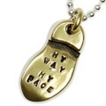 VASSER(バッサー)Soul Words Pendant Brass(ソウルワーズペンダントブラス) w/Chain [MY WAY MY PACE]