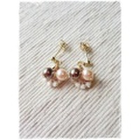 [ピアス]レースパール