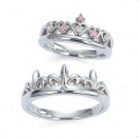 [刻印無料]　王冠リング｜Men’s & Lady’s（セット）　95-2023-2022