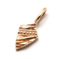 basis(ベイシス)bac006-K10 【レイヤーチャーム】スピアK10イエローゴールド