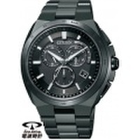 ［ウォッチ/腕時計の名入れ・文字刻印OK］ 高性能クロノグラフ電波ウォッチ　着け心地よく軽量で傷にも強いチタン仕様　電池交換不要のエコ・ドライブ搭載メンズウォッチ　【シチズン　ATTESA（アテッサ）　エコ・ドライブ電波時計】［送料無料］［バンド調節無料］