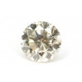 【 Under N (Very Light Brownish Yellow) カラー 】 天然ダイヤモンド ルース(裸石) 0.169ct, SI-1,Good【 中央宝石研究所ソーティング袋付 】【 送料無料 】
