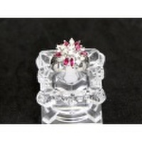 【PT900　プラチナ】 指輪　リング　ルビー0.58ct　ダイヤモンド0.84ct 13号　8.4g　レディース　26232-0　ジュエリー　人気