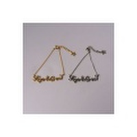 【SALE30%OFF】【ネコポス可】X-girl(エックスガール) CURSIVE LOGO BRACELET 4月18日発売