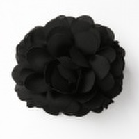 【あす着対応】お宮参り ヘアクリップ BH-003CL ヘアアクセサリー ブラック 黒 フラワー 可愛い 髪飾り レディース 女性用 華やか