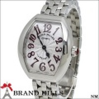 フランクミュラー ハートトゥハート レディース クォーツ 腕時計 シルバー文字盤 5002SQZ FRANCK MULLER Heart to Heart ほぼ未使用品 [120882]
