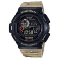 【カシオ】G-SHOCK（ジーショック）　MUDMAN　MULTIBAND6　ソーラー電波時計　方位・温度計測　ムーンデータ　GW-9300DC-1JF