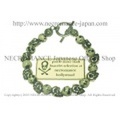 【ネクロマンス NECROMANCE】 ダルメシアンジャスパー スカルブレスレット Dalmatian Jasper Skull Bracelet 骸骨