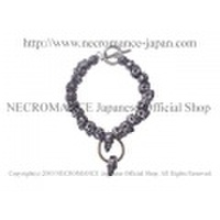 【ネクロマンス NECROMANCE】 ノヴェルブラススカルブレスレット Novel Brass Skull Bracelet 叫び 悲鳴 真鍮 骸骨