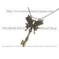 【ネクロマンス NECROMANCE】 ブラスバタフライキーネックレス Brass Butterfly Key Necklace ＜Brass / Double joint＞ 蝶々 鍵