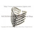 【ネクロマンス NECROMANCE】 リブリング Rib Ring 肋骨 骸骨 指輪