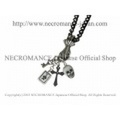 【ネクロマンス NECROMANCE】 ロテリア ブランカ ネックレス Loteria Blanca Necklace 骸骨 スカル 十字架 クロス 鍵
