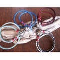 【ネコポス対応】 ボタンワークス ブレスレット （ USA CONCHO BRAIDED LEATHER BRACELET ）