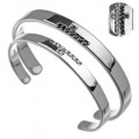 【ペア販売】 ジルコニア クロス ペアバングル シルバー アクセサリー [シルバーブレスレット] 送料無料 バングル