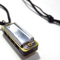 【新着】Cuirs（キュイー）メンズネックレス　ミニハーモニカチャームネックレス新作デザイン