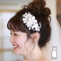 【新着商品】ブライダルヘアアクセサリー 髪飾り B-356