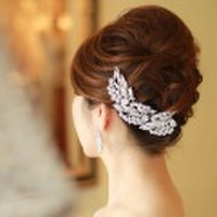 【人気商品】【店舗人気】【大人ウエディング】ブライダル髪飾り (大ぶりサイズ)　B-315