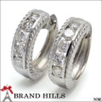 PT900 ダイヤモンド 0.50+0.50ct ピアス 総重量8.9g 美品 [120128]