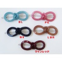 ＧＲＡＩＮ　ＤＥ　ＢＥＡＵＴＥ【ＡＺＮＡＶＯＵＲ】　ヘアアクセサリー　丸リボンピンクリップ