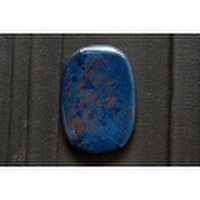 アズライト【2】天然石ルース・カボション（38.5×26mm）