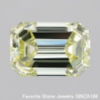 エメラルドカット 2.5カラット ダイヤモンドルース 2.567ct LIGHT YELLOW VVS2 中央宝石鑑定書 （268604）