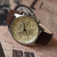 オキシゲン OXYGEN 腕時計 デュアルタイム デイデイト OMH 60004-DT (224913) レザーベルト アウトレット品