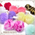 カラー ファー ポンポン ピアス パリスキッズ本店 原宿 pariskid’s 公式 通販 安い hrtrd colpo